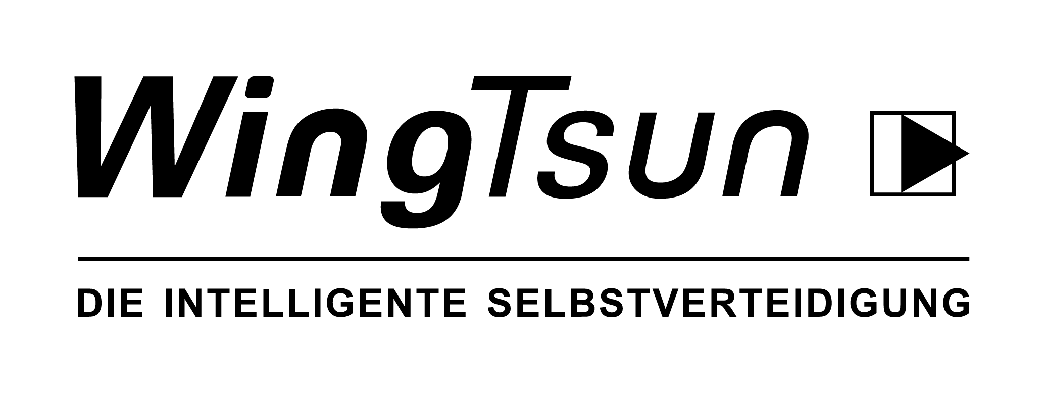 WingTsun Logo Claim Black
